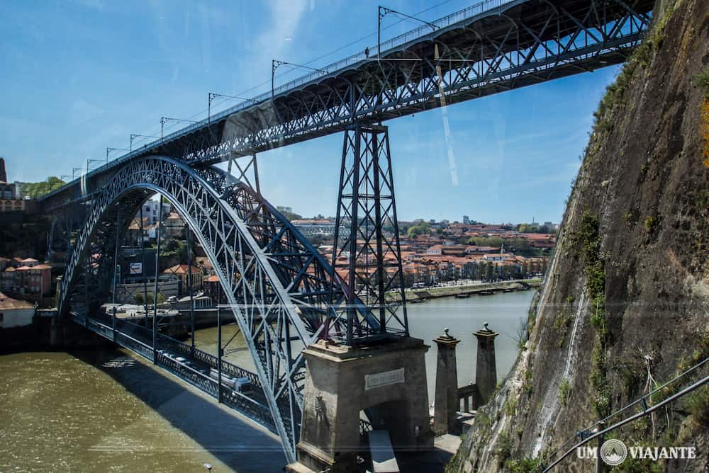 Vista do funicular, Porto - Ponte D. Luiz I