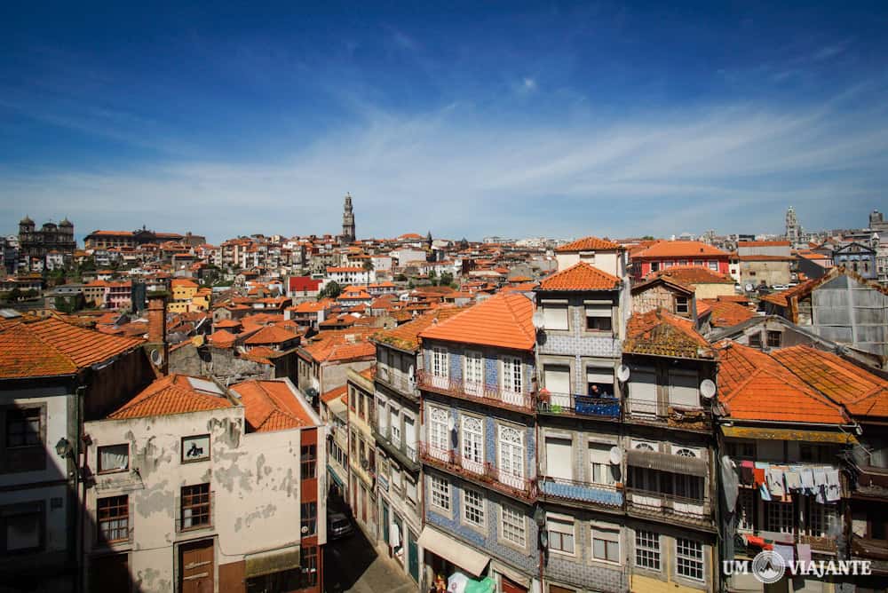 Vista da cidade do Porto, mirante da Catedral