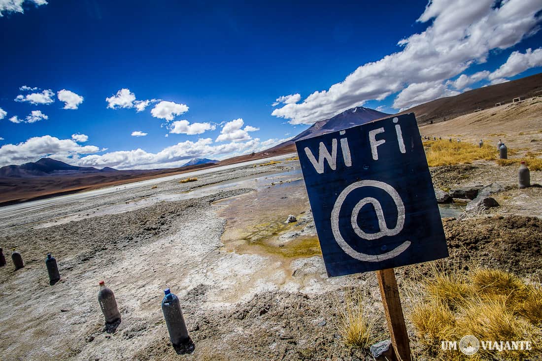 Wifi nas Lagunas Altiplânicas da Bolíbia - Será?