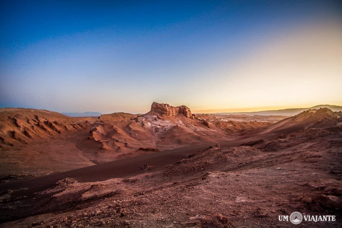 Pôr do sol, Valle de la Luna - Atacama, Chile