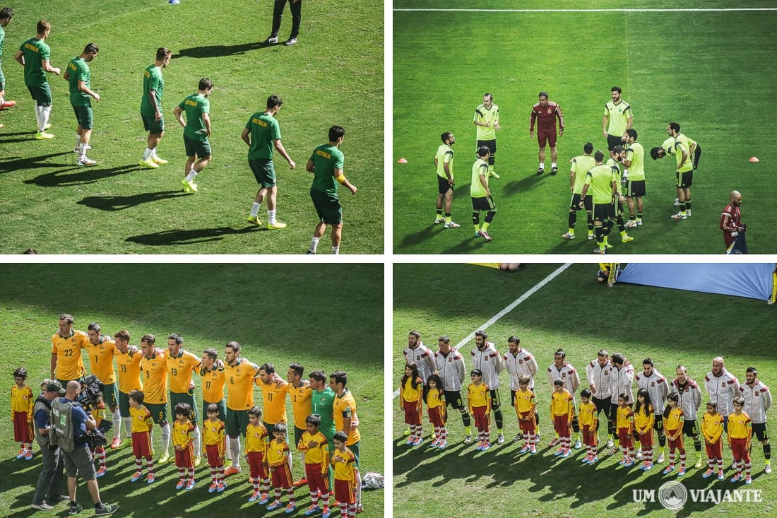 Espanha e Austrália em Curitiba - Copa do Mundo