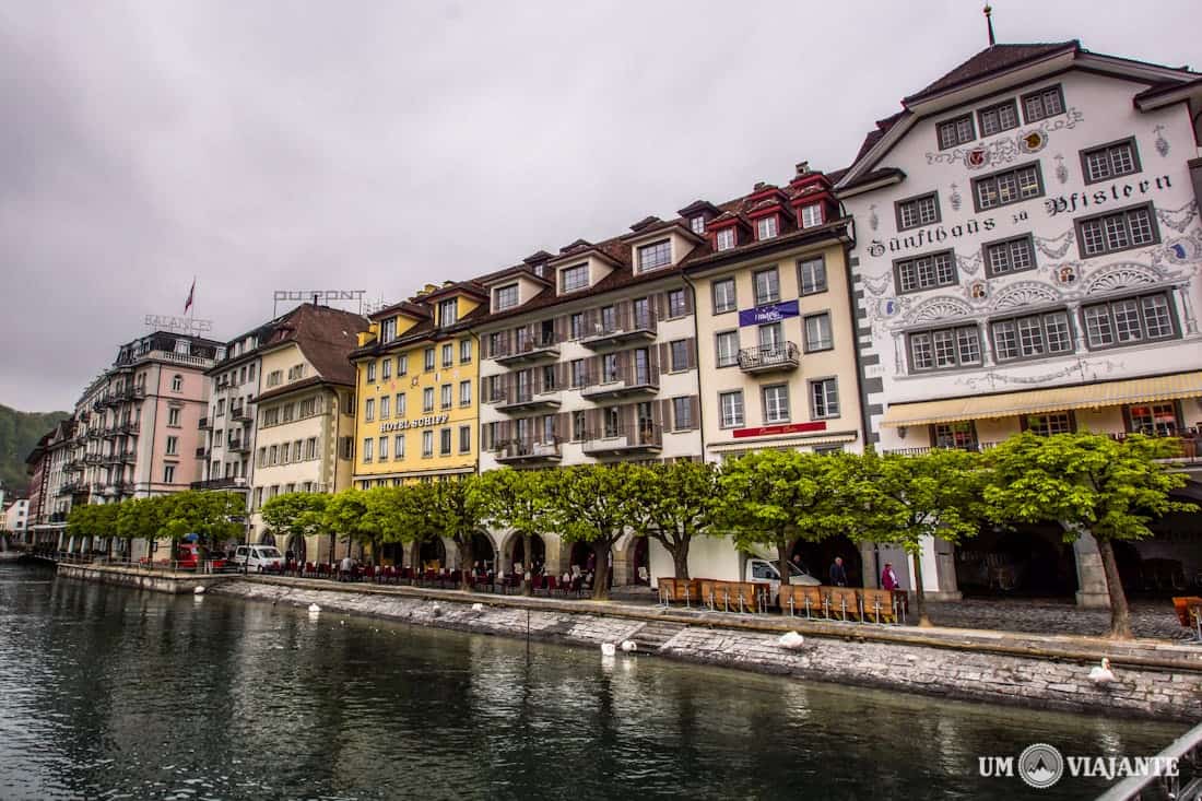 Lucerna, Suíça - Um Viajante