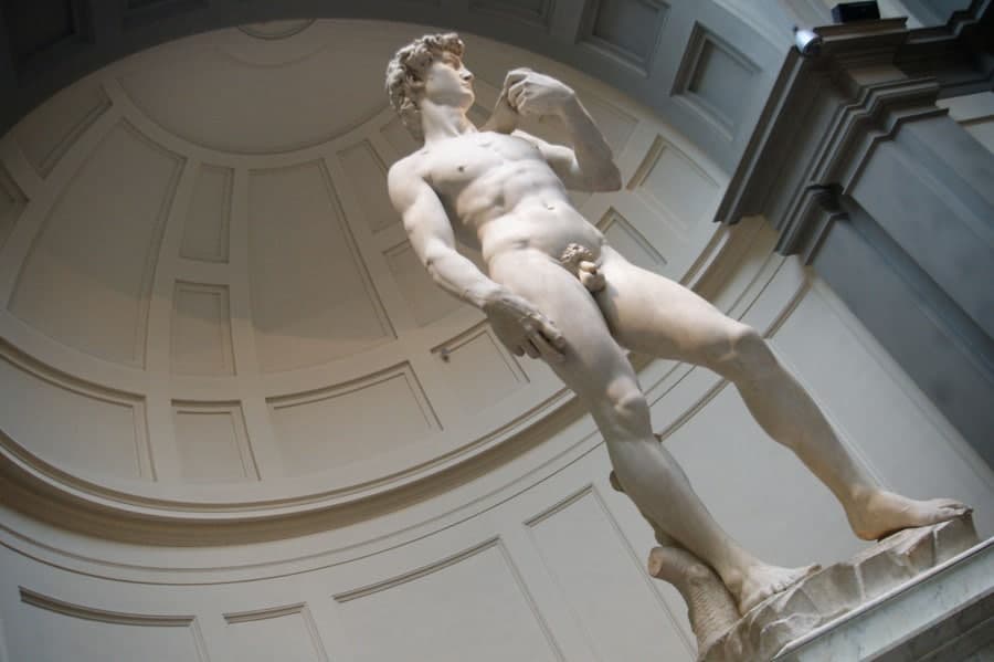 David, de Michelangelo - Galleria dell'Accademia - Florença, Itália