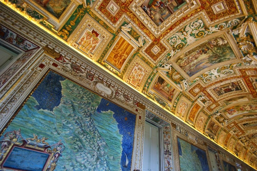 Corredor dos Mapas - Museu do Vaticano, Itália