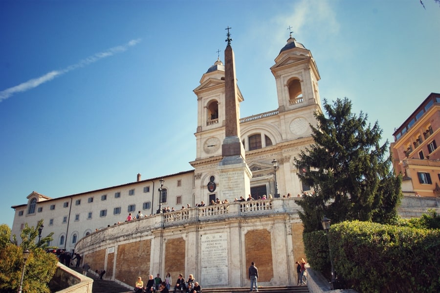 Igreja de Trinità dei Monti, Piazza di Spagna - Roma, Itália