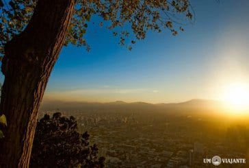 Cerro San Cristóbal e o pôr do sol mais lindo de Santiago