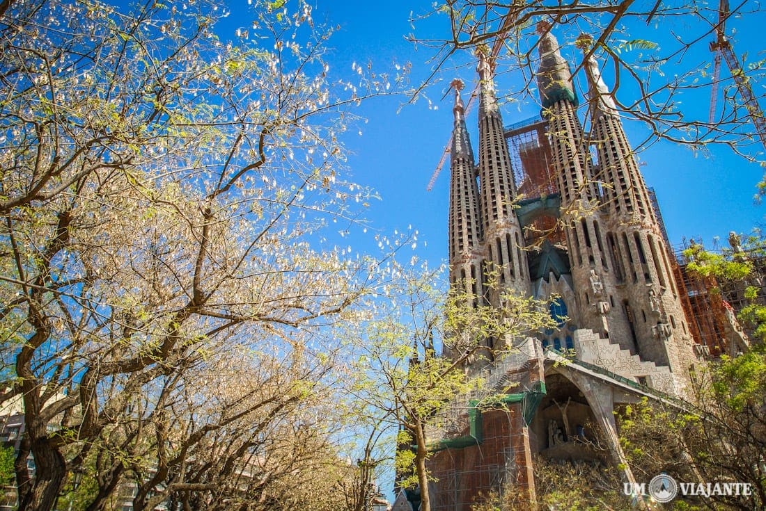 A Sagrada Família, em Barcelona