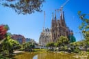 Visitando a Sagrada Família, em Barcelona