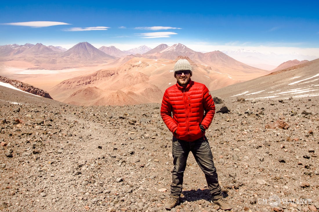 Subindo o Vulcão Lascar, no Atacama