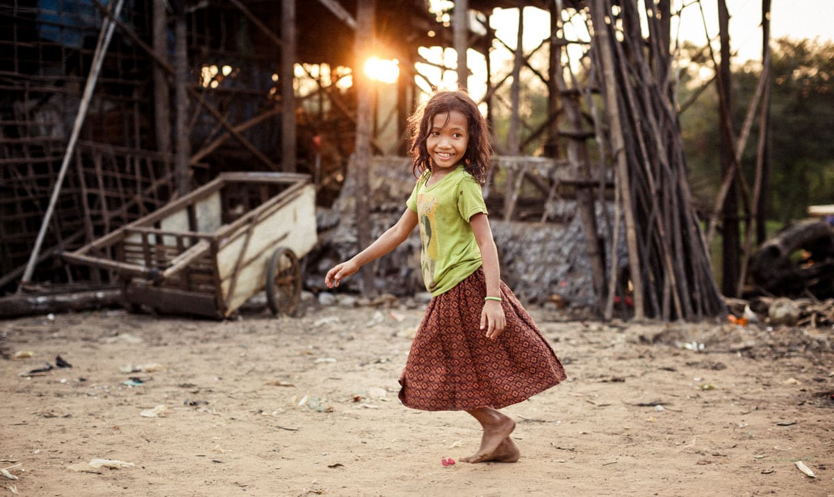 Camboja, símbolo de esperança
