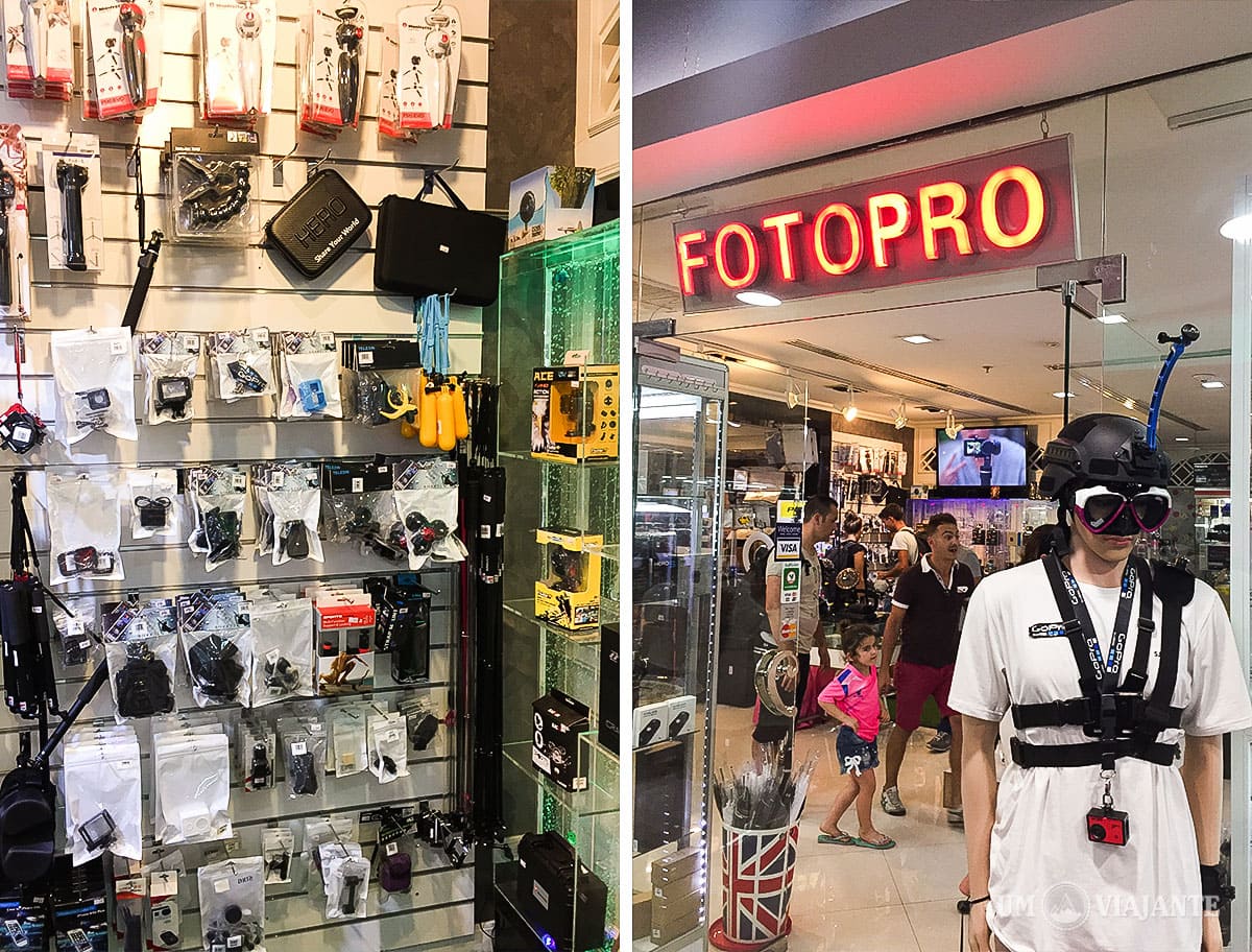 FOTOPRO - Uma das lojas no MBK com a maior variedade de acessórios da GoPRO