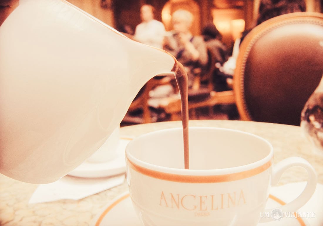 O melhor chocolate quente de Paris, Angelina