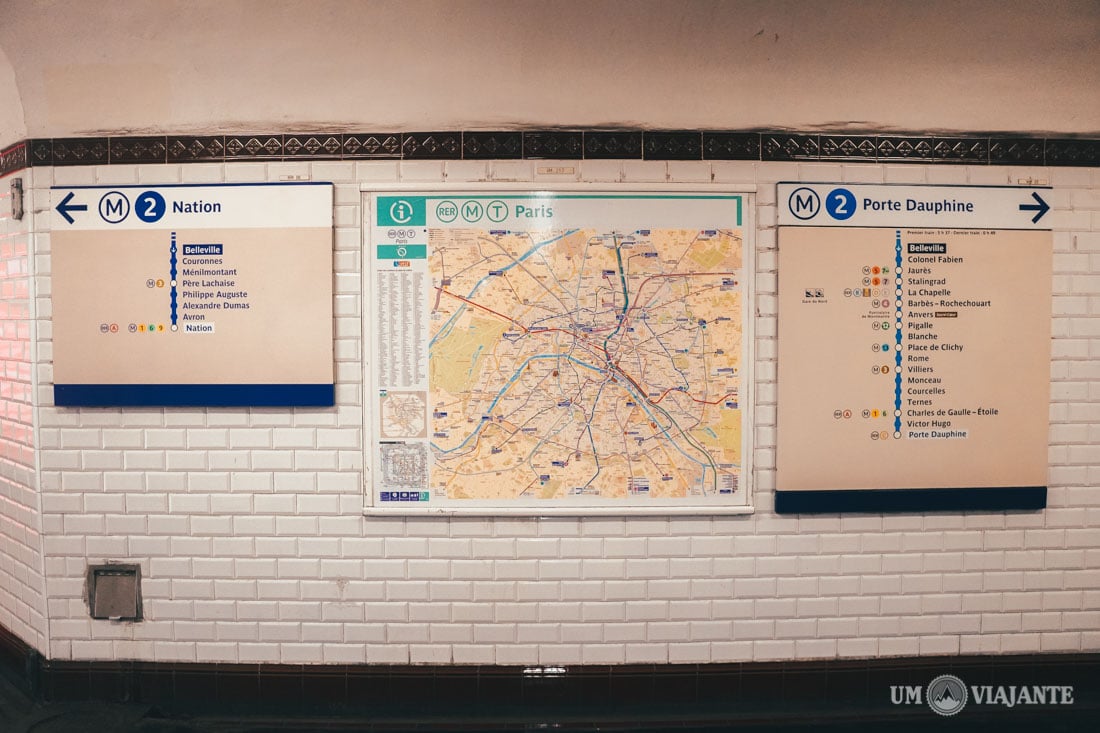 Estação de Metrô de Paris
