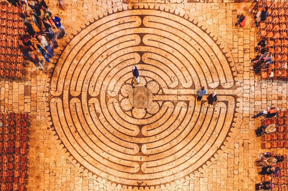 Labirinto, Catedral de Chartres, França