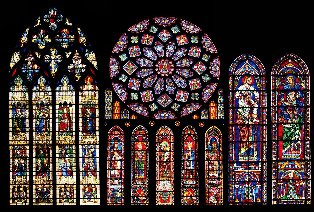 Vitrais Catedral de Chartres, França