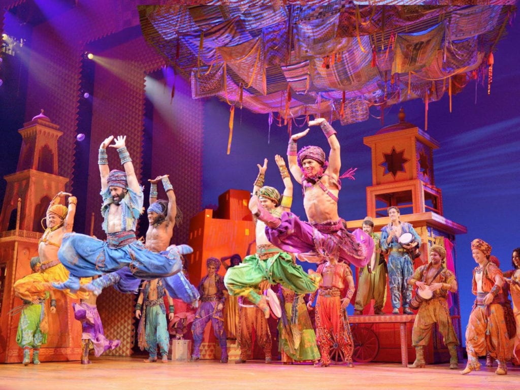 Musical Aladdin na Broadway para crianças - Nova York