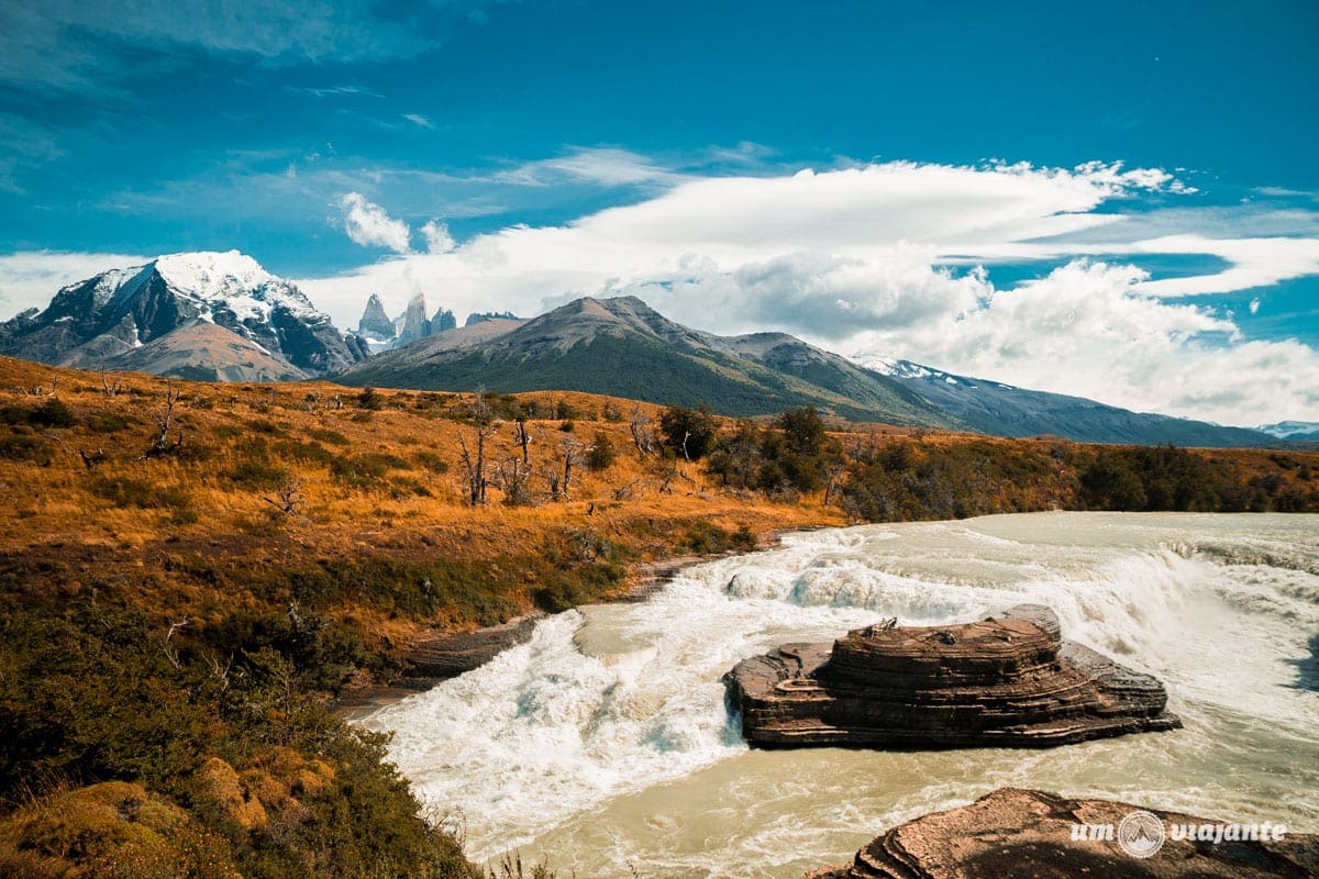 Cascada del Rio Paine - Torres del Paine - Patagônia Chilena