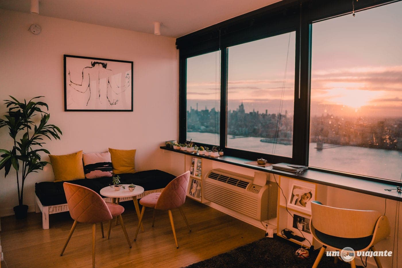 Airbnb com vista incrível de Nova York, em New Jersey
