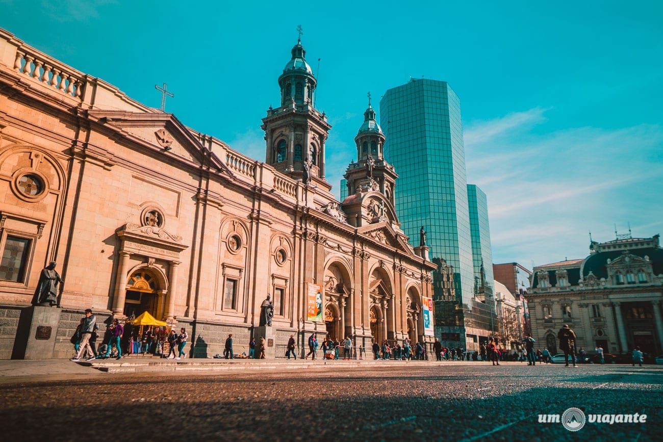 Catedral Metropolitana de Santiago - Plaza de Armas 