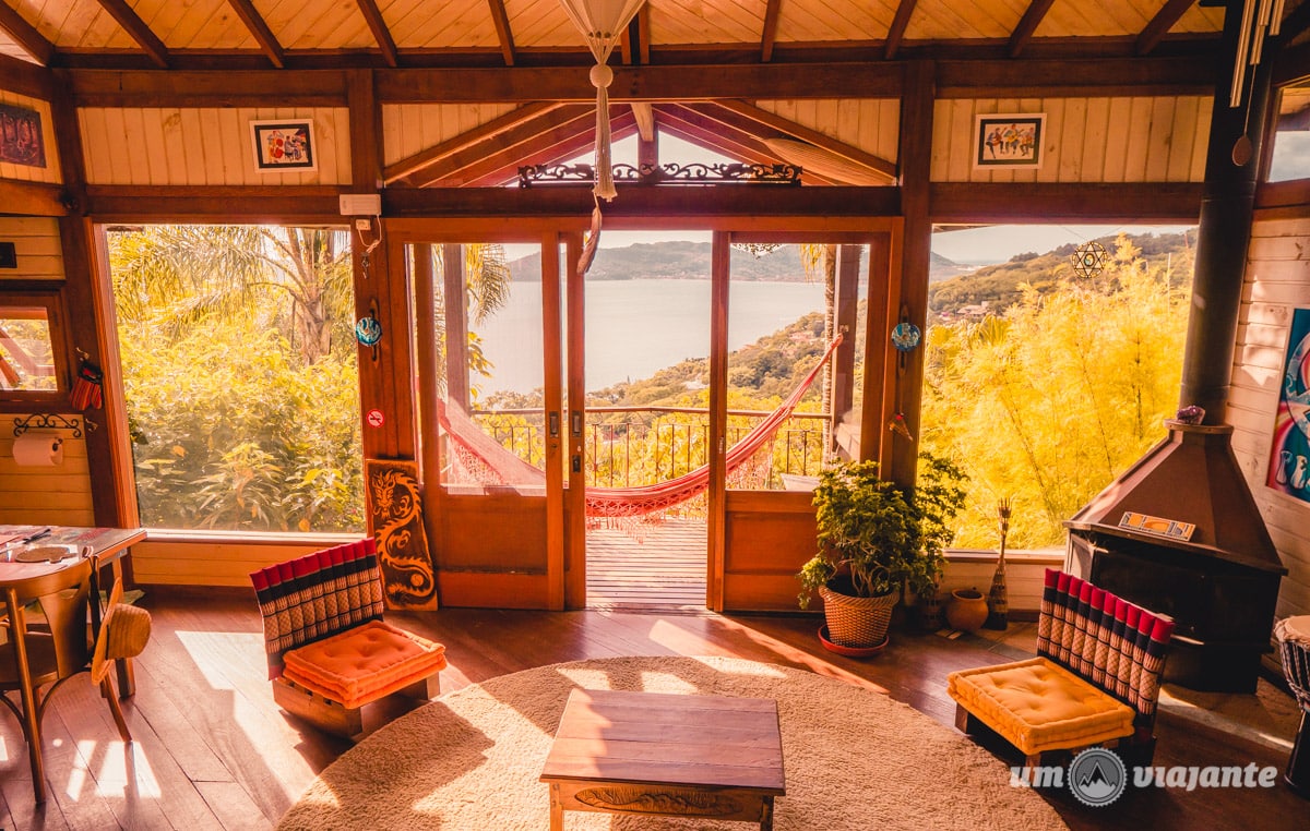 Airbnb em Florianópolis com vista para a Lagoa da Conceição com pet