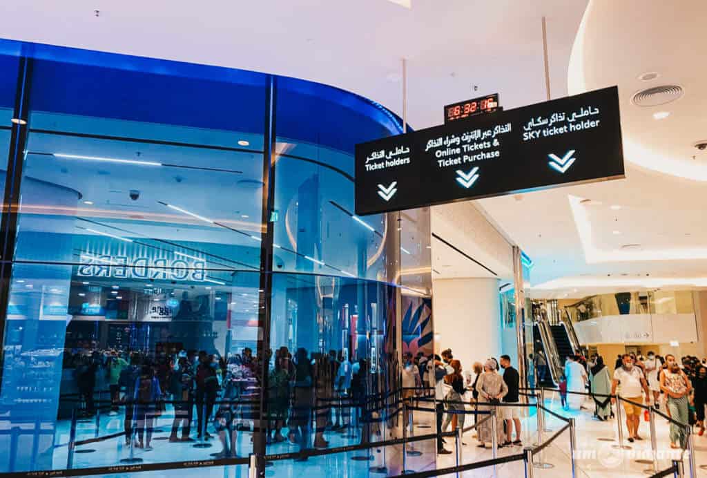 Bilheteria At The Top Dubai Mall