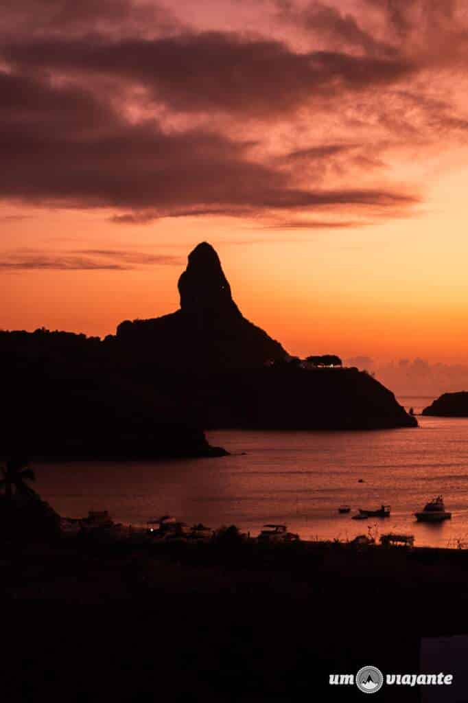 Pôr do sol na Capela São Pedro Noronha