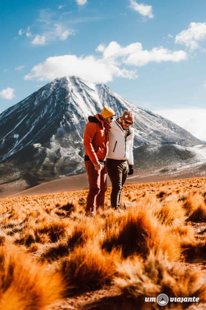 Café da manhã com vista para o Licancabur - Deserto do Atacama